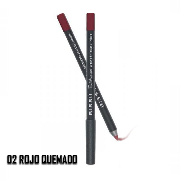 02 rojo quemado bissu lipliner