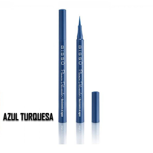 PLUMIN AZUL TURQUESA BISSU