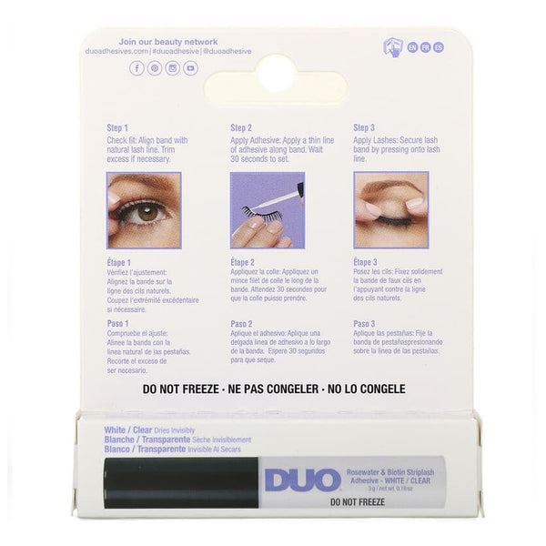 DUO® ROSEWATER & BIOTIN STRIPLASH ADHESIVE
