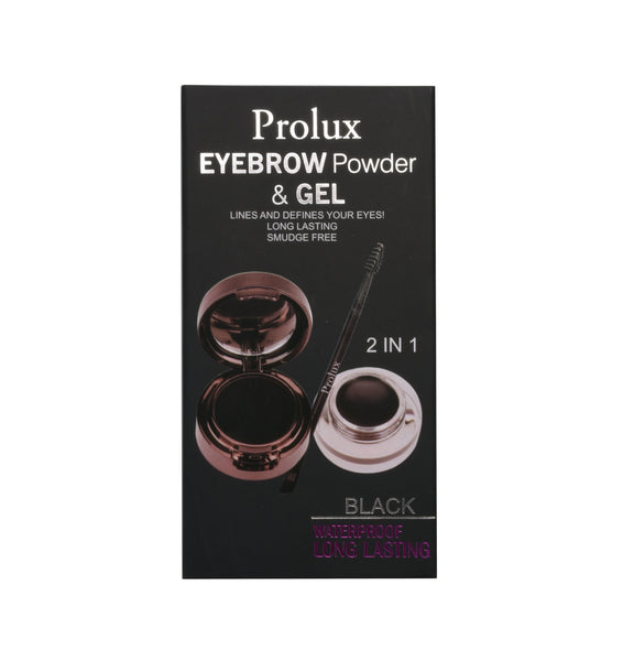 01 Black Eyebrow Powder & Gel